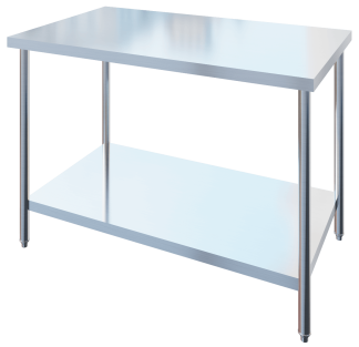 Work Table - Flattop - Under Shelf Style