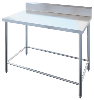 Work Table - Backsplash - Open Base Style