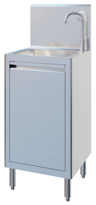 Hand Washing - Sensor Faucet & Slidding Garbage Bin