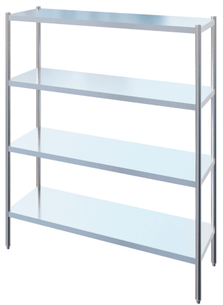 Plain Shelf - 4 Tiers
